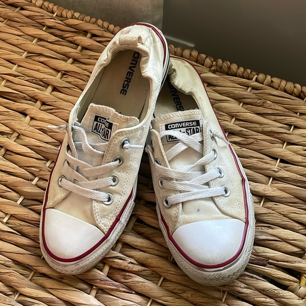 White Slip-on Converse